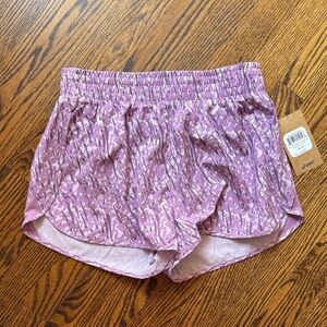 Asics Women's SmallAthletic Shorts - Purple Geometric
